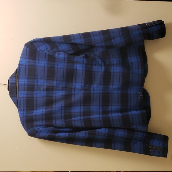 Merona Blue Plaid Blazer - Picture 9 of 12
